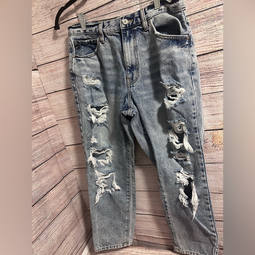 KanCan Light Blue Distressed Denim Jeans